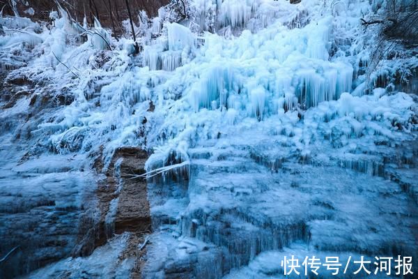 河南|大寒时节迎降雪，河南云台山雪景雾凇美若仙境｜组图