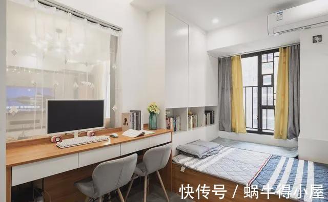 客厅|这个人装修太聪明，将次卧变成工作室，打通空间增强采光，超实用