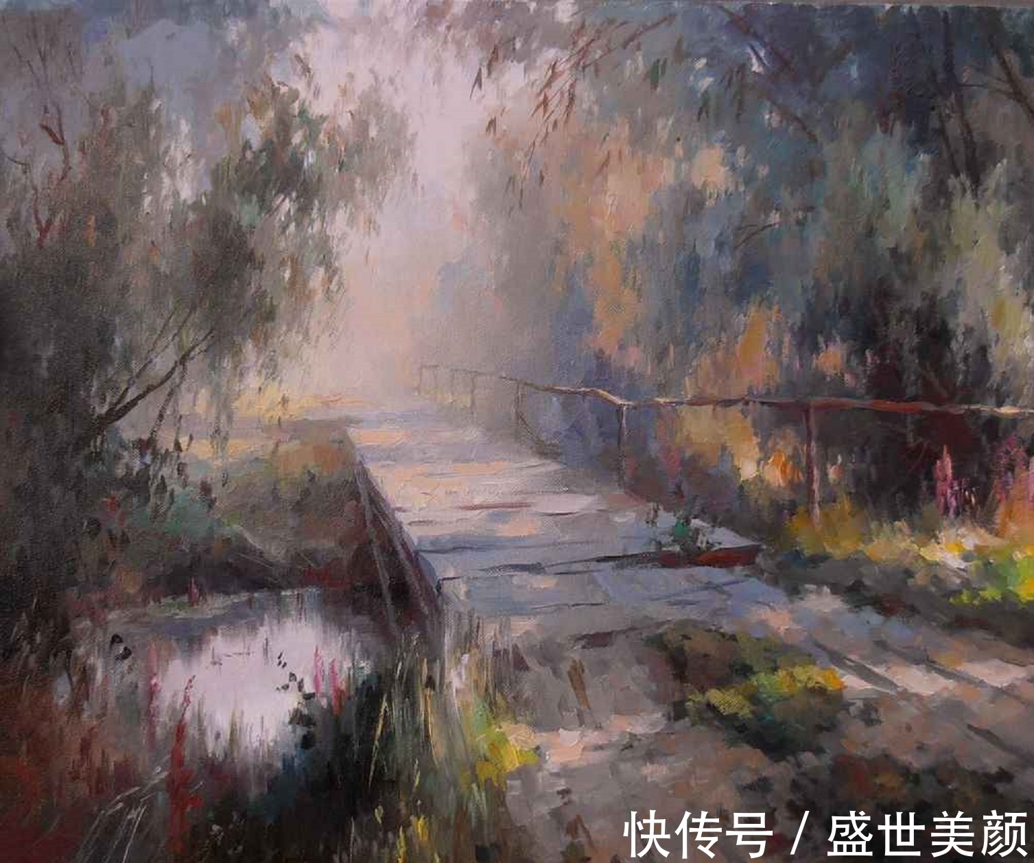 大师$瑰丽的色彩和跳动的光线——俄罗斯大师博日科夫绝美的风景画作