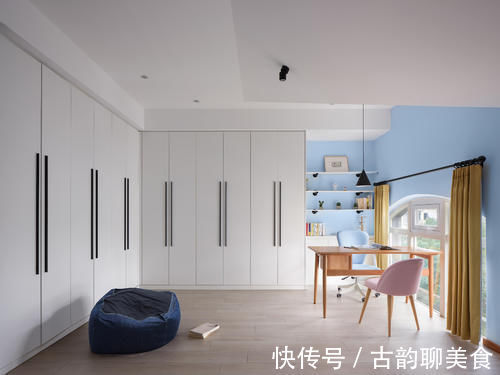 阳光大宅|周子鉴作品：350㎡阳光大宅，两层变三层，立体的家庭社交空间