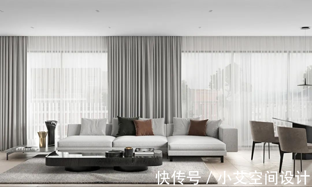 现代|150㎡现代极简设计,展现静态美