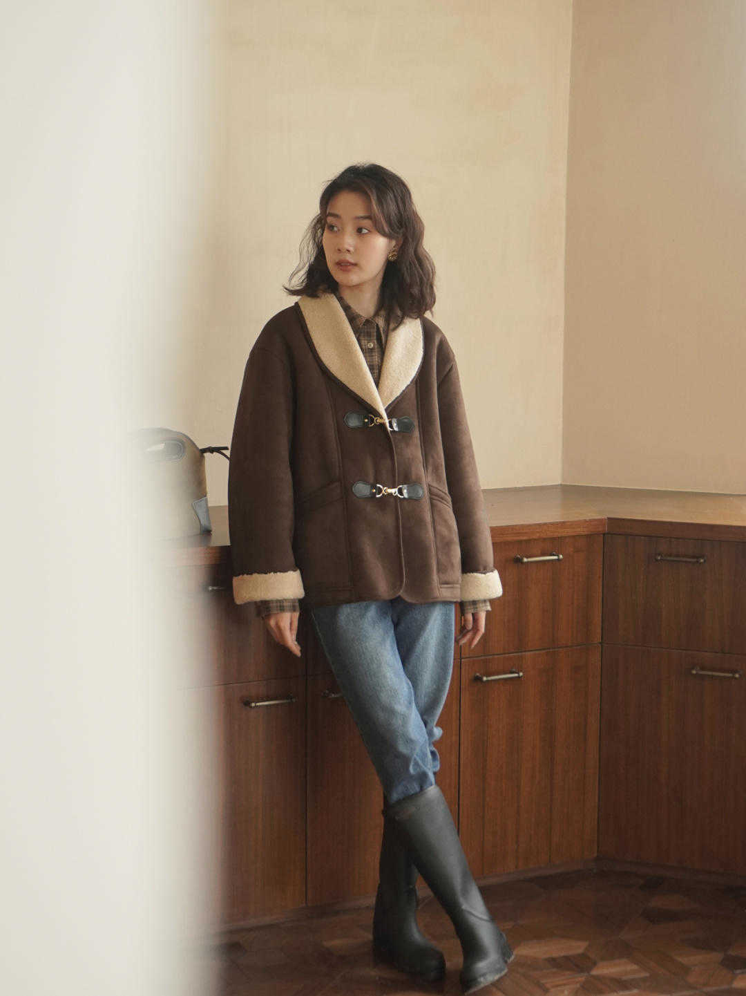 博主 长筒靴怎么穿?建议你试试“塞裤脚”,显高显瘦还超级有范儿