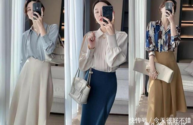 优雅|40岁的女人怎么才能显年轻?尝试“气质系半裙”,让你从容又优雅