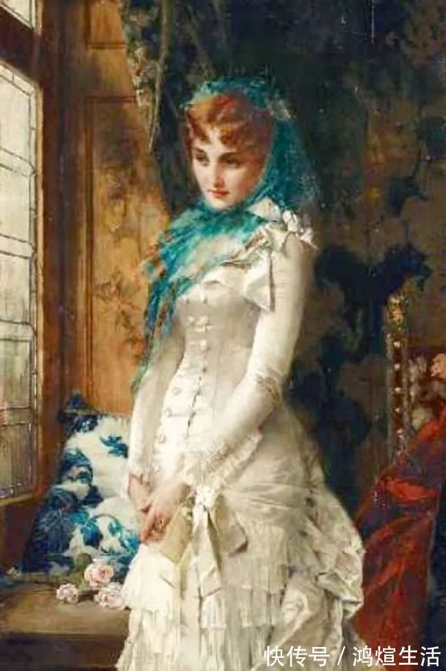 康拉德|德国画家康拉德笔下 细腻的年轻漂亮女子,真心的美!