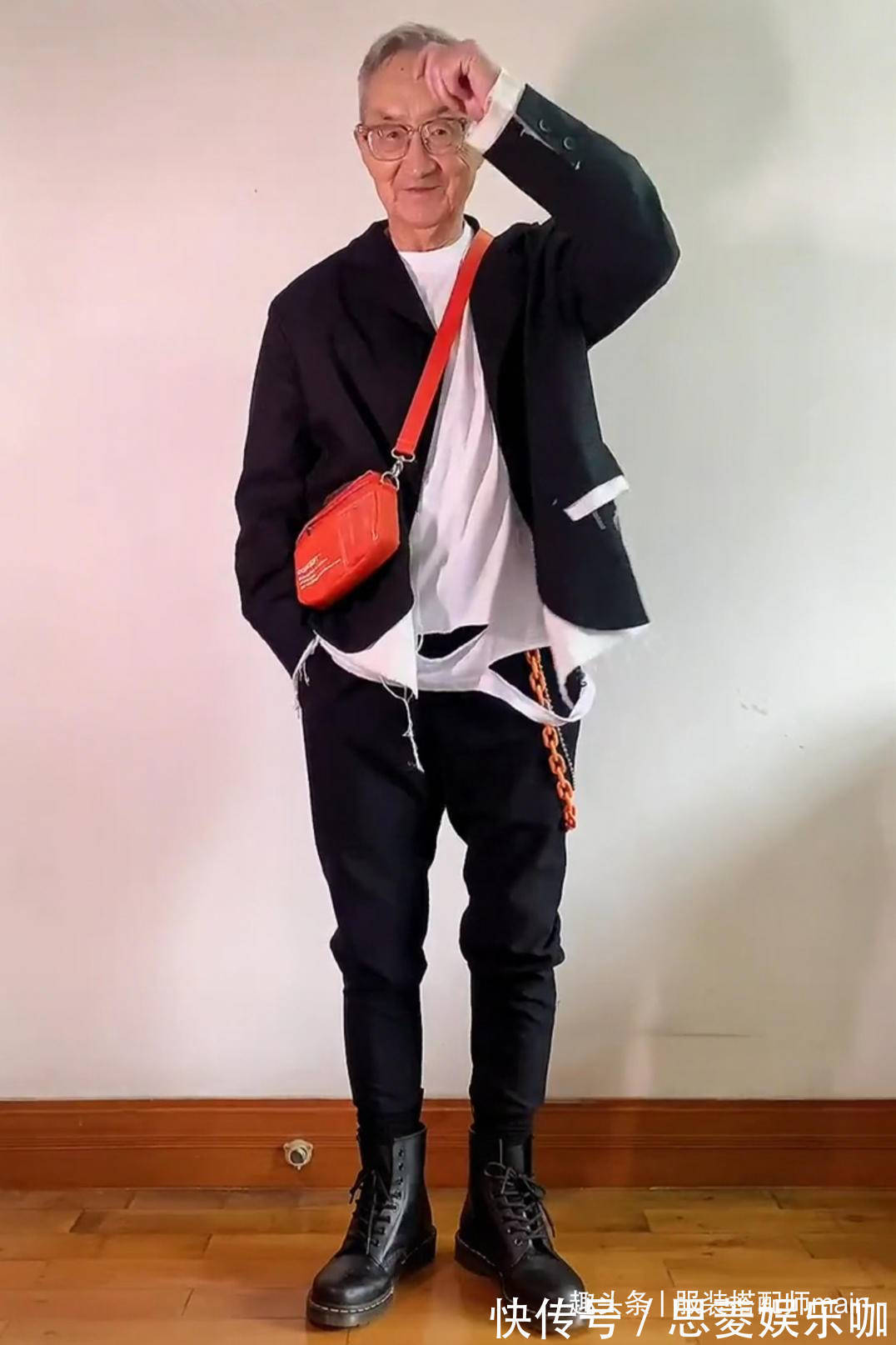 街拍 83岁退休爷爷成穿搭博主，凭借时髦衣品，活出自己最帅的样子
