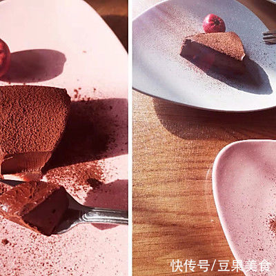 不需要烤箱的冰山熔岩巧克力