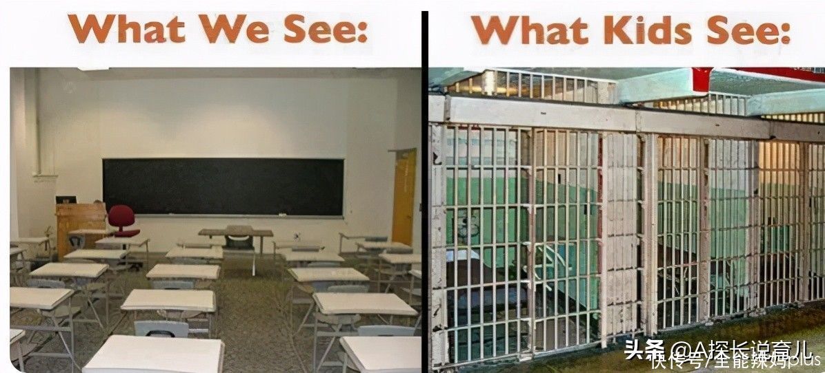 自行车|孩子VS爸妈眼中世界的对比图,网友感慨:笑着笑着就哭了