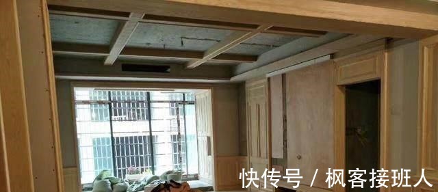 天花板|老公花390元一天请的木工，做的柜子实在漂亮，邻居看了都羡慕！