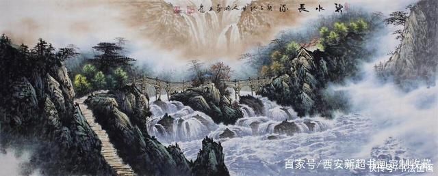 传家有道$高端书法对联定制《传家有道》,国画收藏《鸿运当头,源远流长》