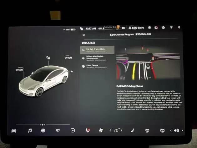 特斯拉|特斯拉FSD Beta V9.0发布 仪表盘可视化拓展为一大亮点