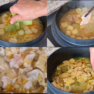 金汤豆腐滑鸡片