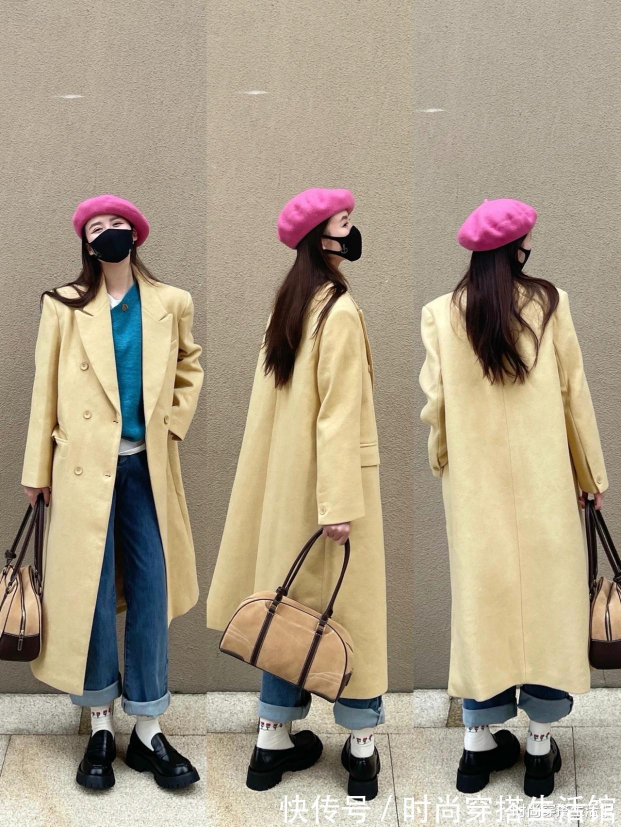 女人|说实话,大衣还是配“裤子”最合拍,40岁女人穿,时髦显瘦又高级