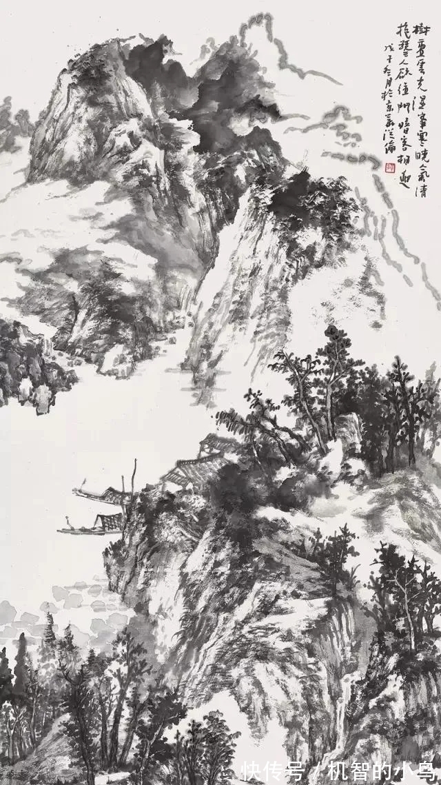 黄老!融会贯通|薛从伦水墨山水画