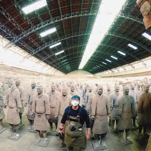 能拍到|“给兵马俑拍照的人”,原来是他