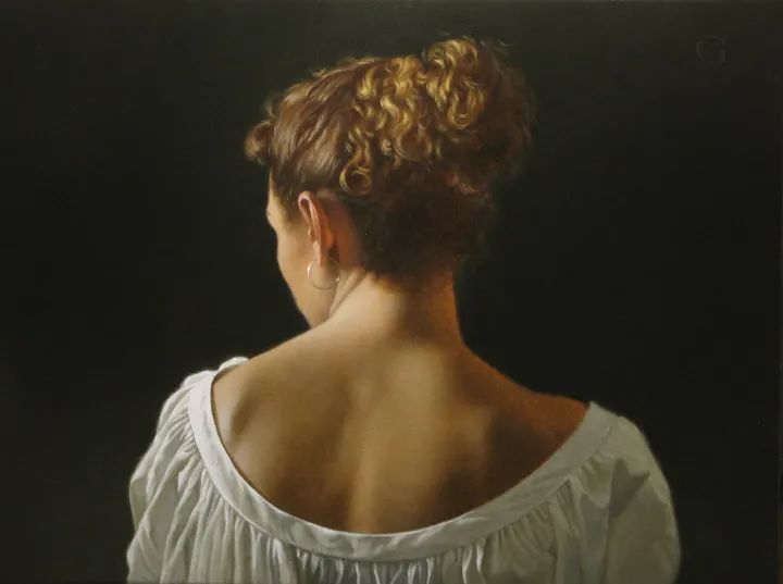 负空间&美国当代学院派画家大卫·格雷的作品,古朴之美,甚美