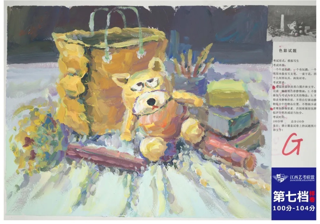 形体#不为人知的联考内幕,联考色彩静物打分标准公开了!