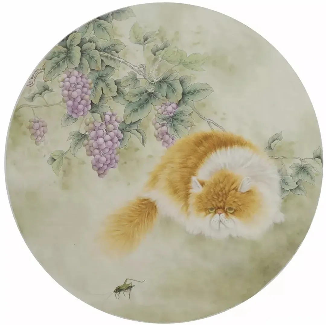 赭石!《加菲猫》工笔画法步骤