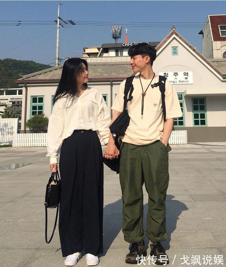 深色调 初秋情侣怎么穿,9套同色系搭配打造完美情侣装,日常又很简单