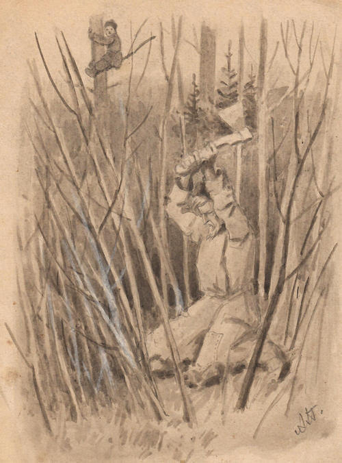 创作稿|20世纪俄罗斯绘画大师布布诺夫·亚历山大·帕夫洛维奇创作手稿精选