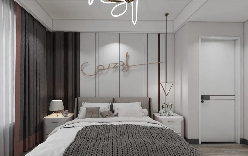 柜身|120平米满满的轻奢风,这套4房两厅设计红遍全小区