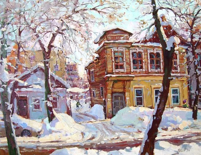 油画&浓郁的色彩,俄罗斯画家安德烈·米沙金的风景油画(二)