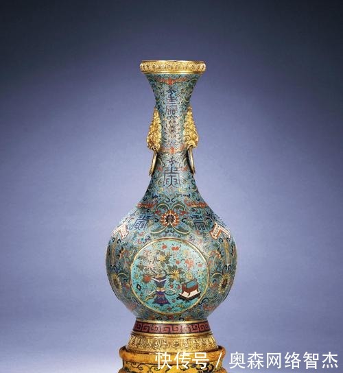 “掐丝珐琅”当时只有皇亲国戚才有幸一见!