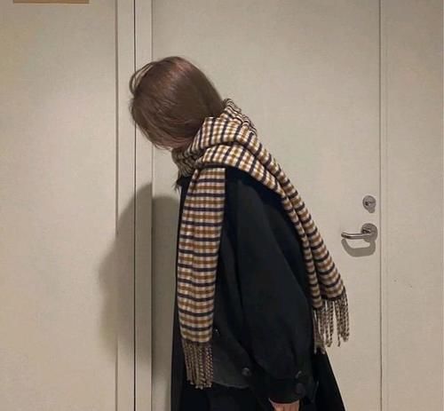  格子|入冬就很流行的“格子围巾”，学会这样搭配衣服，温暖又有范