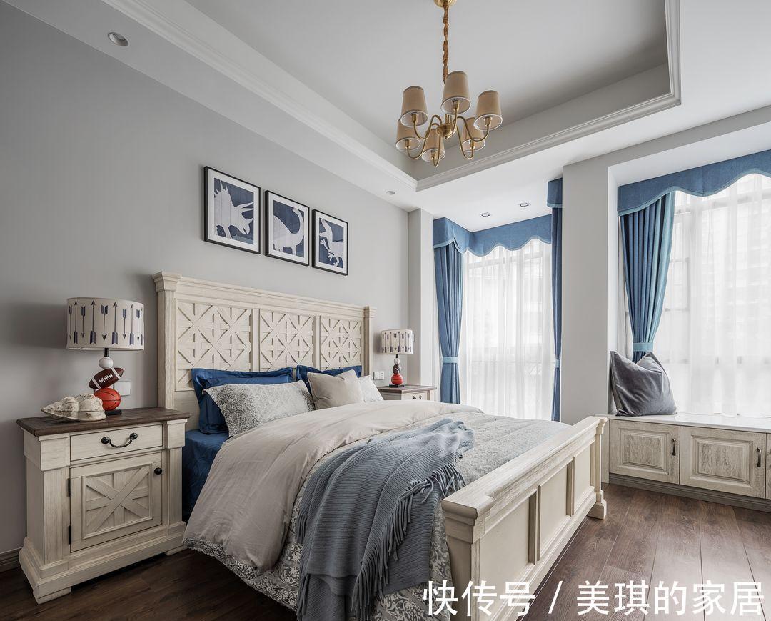 客厅|用美式的浪漫点缀生活，打造甜蜜夫妇的二人世界，尽享生活乐趣