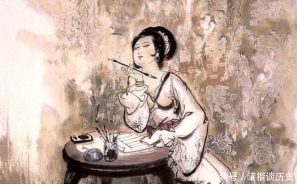 卫夫人$她是中国第一女书法家,王羲之看见她作揖下拜,尊称“恩师”