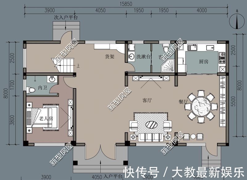 毛坯|农村盖房高度不能超10米,这样建邻居都点赞,第6套只需20万