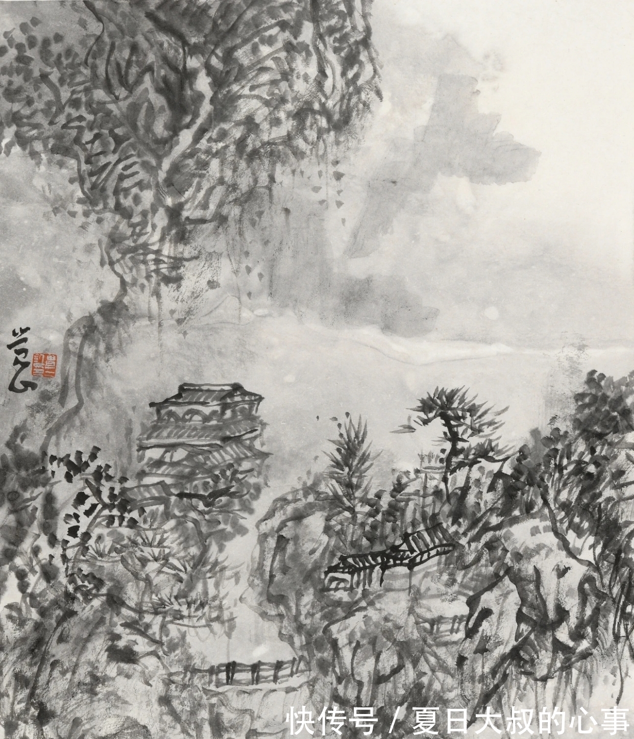 水墨山水画&似古不泥古|曾三凯水墨山水画