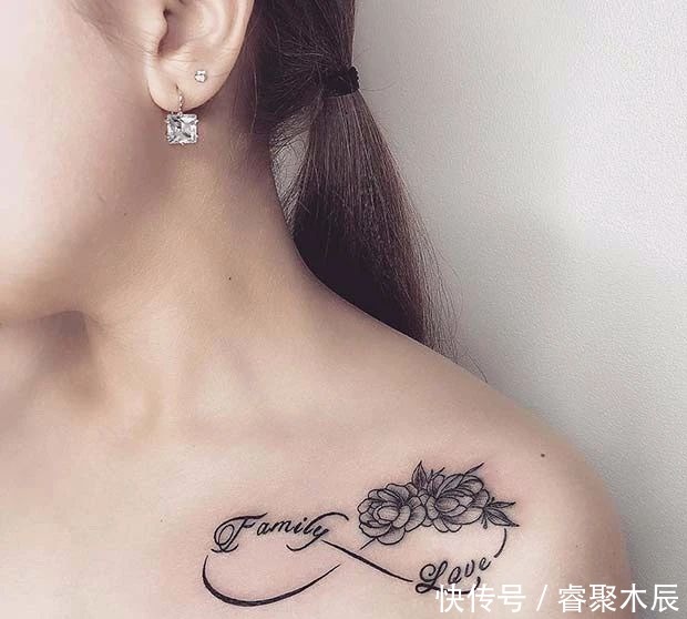 鼠哥|性感可爱的锁骨纹身,女孩子的专属纹身位置,男生千万别轻易尝试
