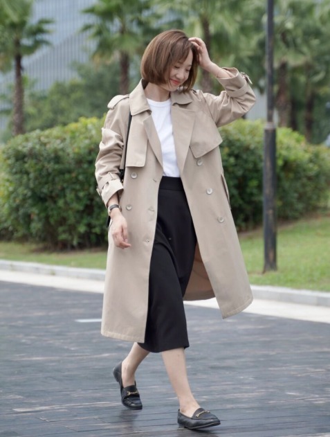 小个子 优雅女人都穿“乐福鞋”,比小白鞋更显气质,小个子也可以hold住