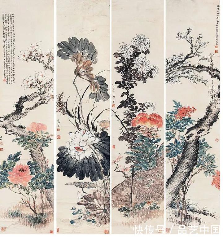 中国画&陆抑非：出色的大写意花鸟画家多半是书法家，大写意画是写出来的，不是画出来的