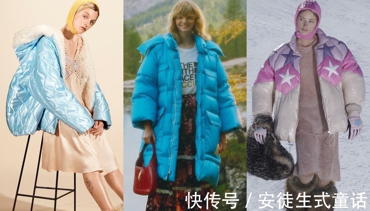 时髦 穿羽绒服别配长裤了,换成裙子时髦又精致,甜美女生都这么穿