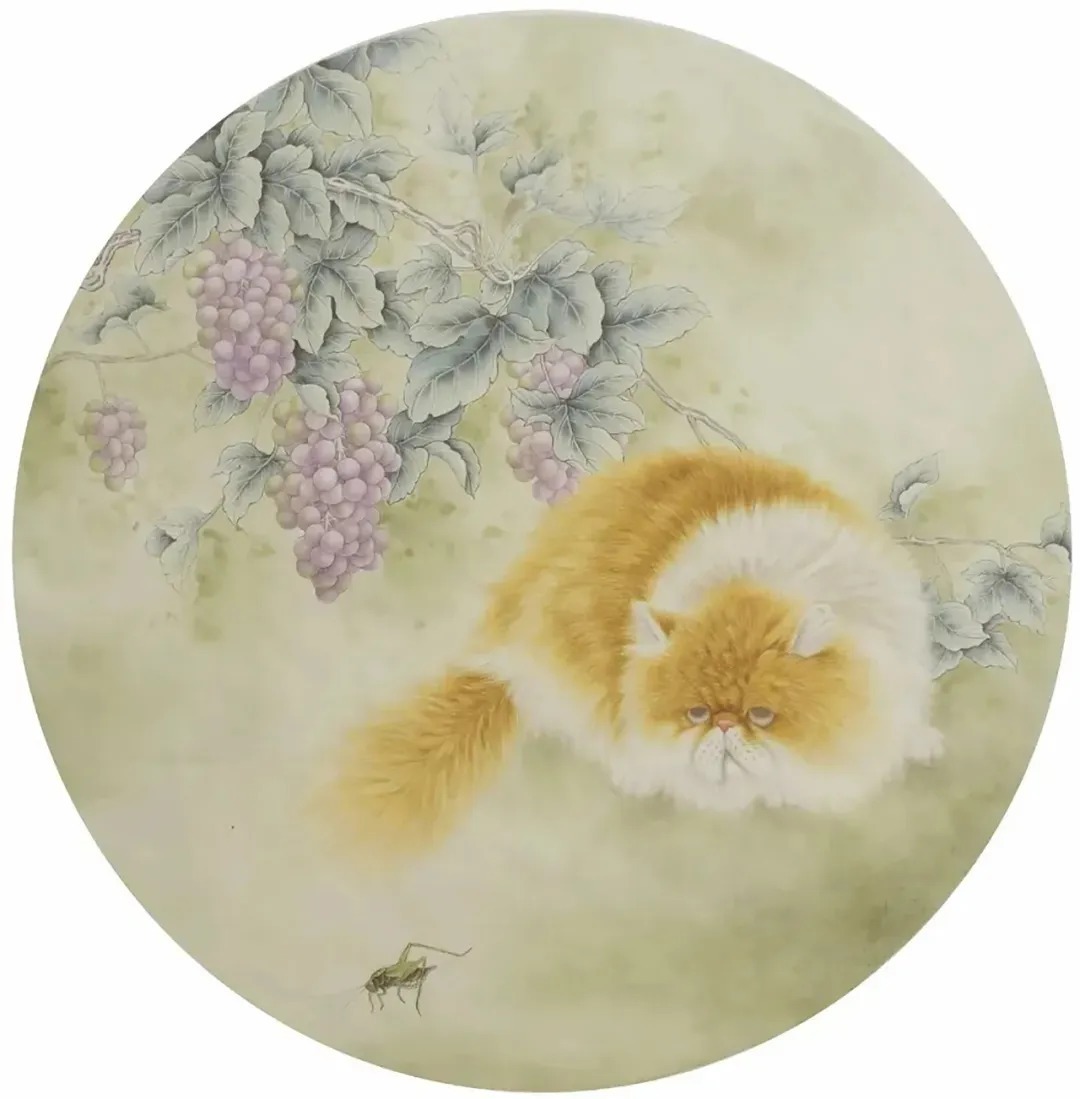 赭石！《加菲猫》工笔画法步骤