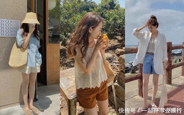 浅色单品不会搭色调清新的多套搭配给你灵感,半个月都不重样
