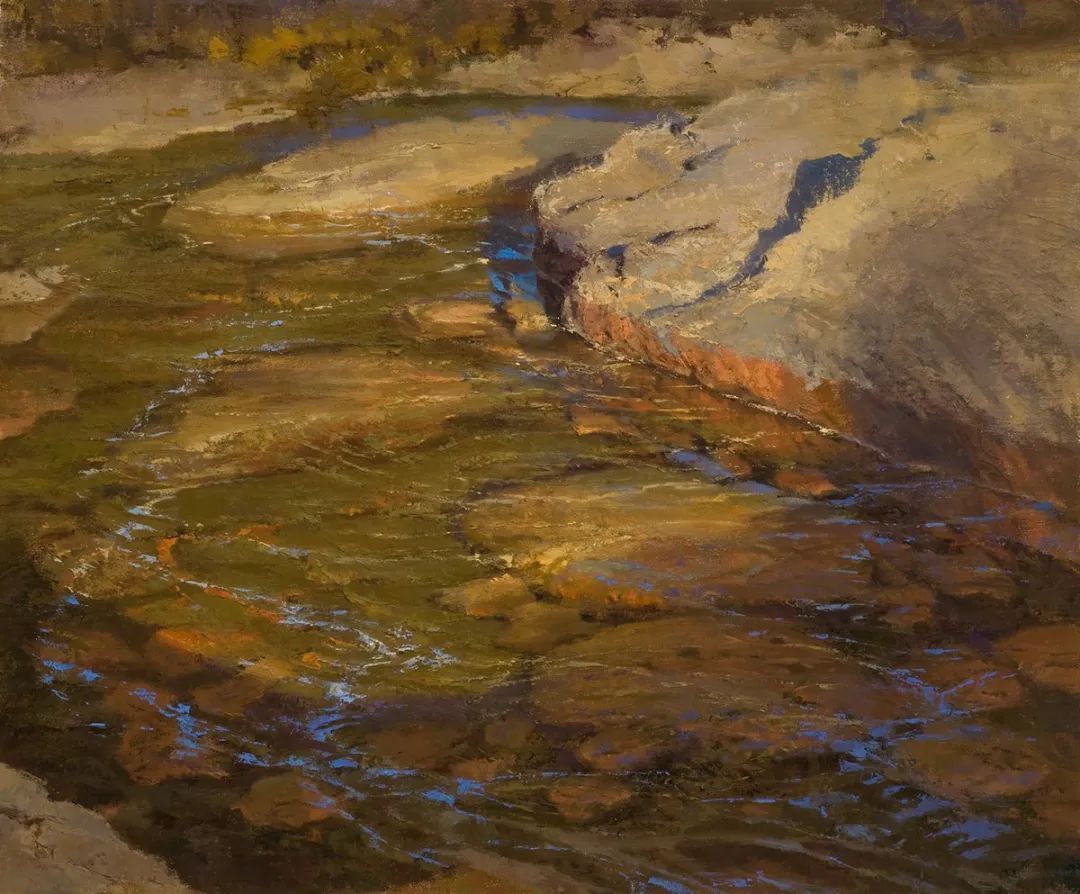 德克萨斯州#大卫·格里芬的风景油画高清图,放大看,更迷人