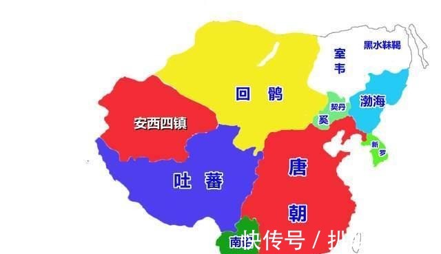 吐蕃|从地图看唐朝疆域：200多年的风云变化，中华民族的高光时刻