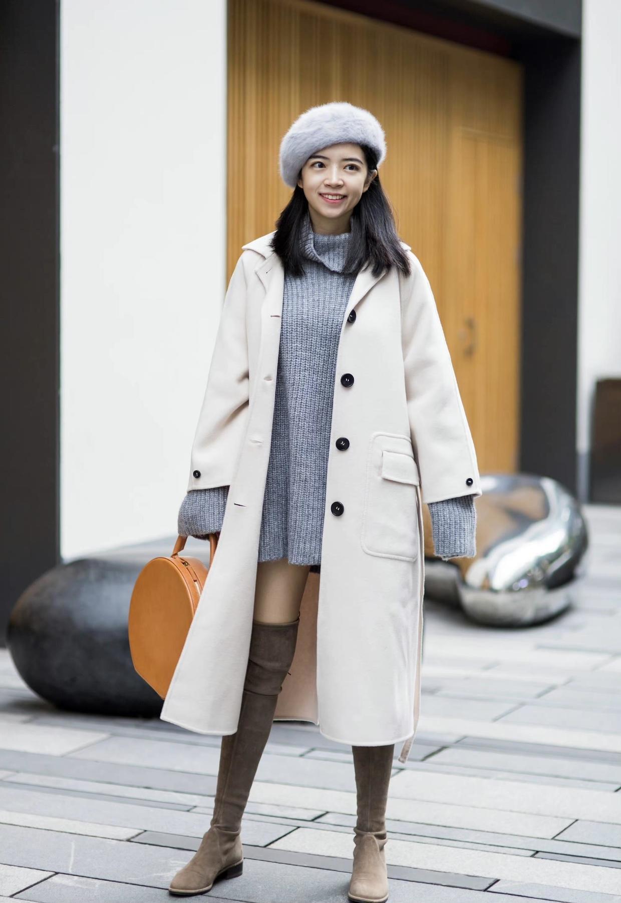 红与黑 降温后不要瞎打扮,瞧三木的“大衣”穿搭,入冬这么搭优雅又好看