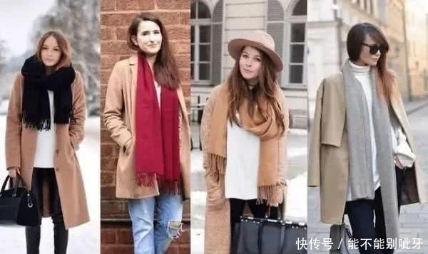 围巾搭配小心机,这个秋冬时髦和温暖全都有了