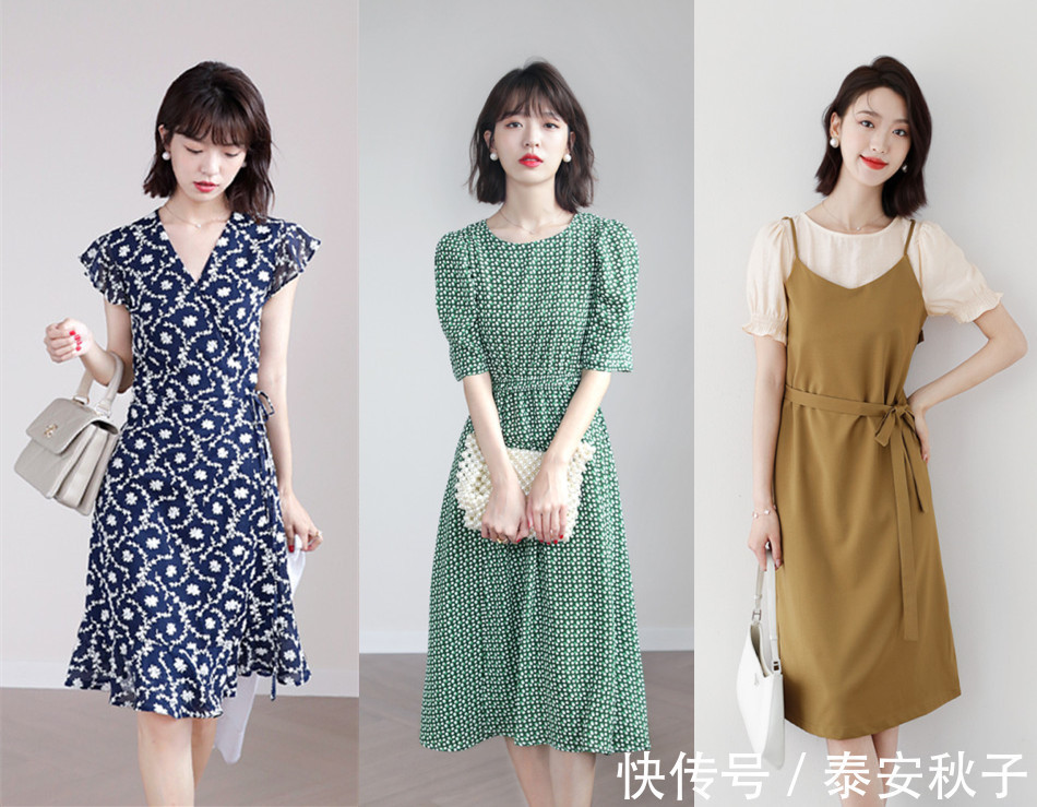 连衣裙|女人的优雅可以“妆”出来!今夏最火“轻熟风”穿搭:美死啦!