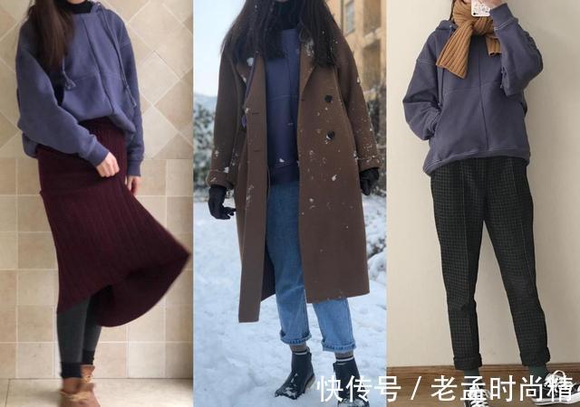 打底裤 爱美的女人冬天穿“大衣”,用“一衣多穿”方式,好穿又百搭