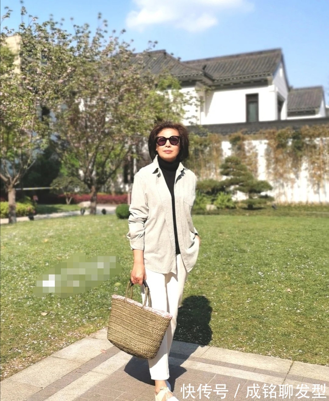 长裤|60岁的女人,建议多学学这几位博主的穿搭,真实自然还很显年轻