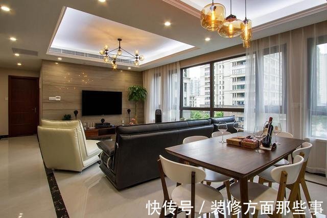 轻奢风|138平现代风四居室,这个轻奢风太时尚了