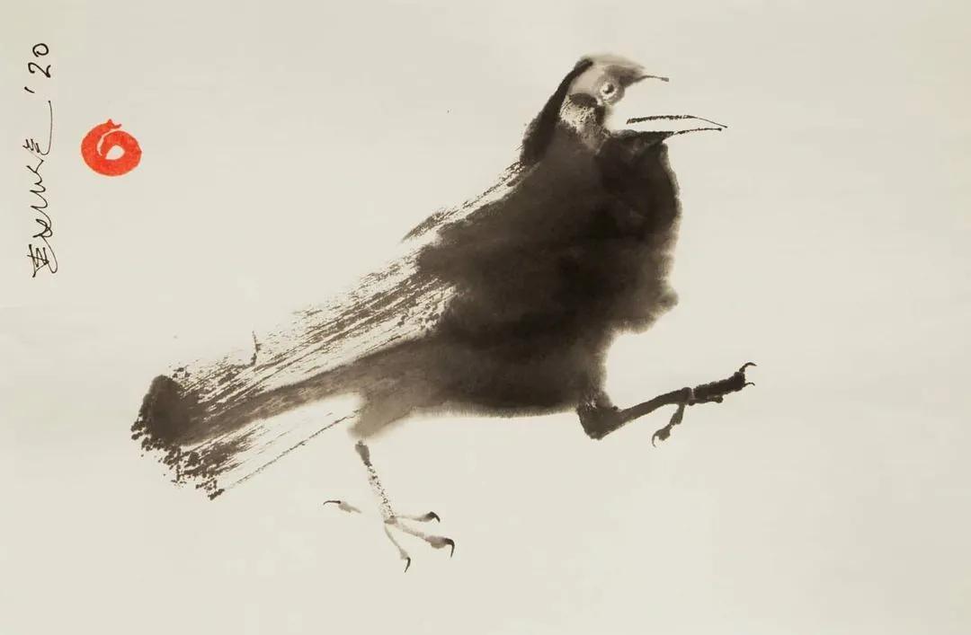 专画国画的老外,竟被10万人狂热追捧,看完作品立马佩服不已