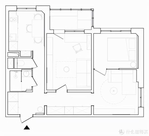 洞洞板|生活艺术家 篇三十四：仅有49㎡的蜗居，布置了两室一厅，高级且简单，这才算是岁月静好