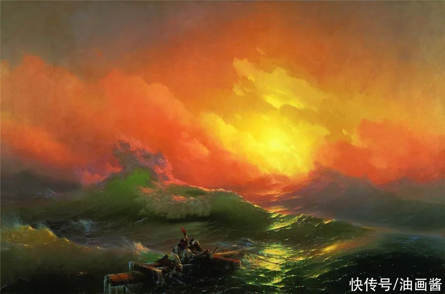  自带|自带几十倍滤镜的画家，画出梦幻般的海景，让人心旷神怡