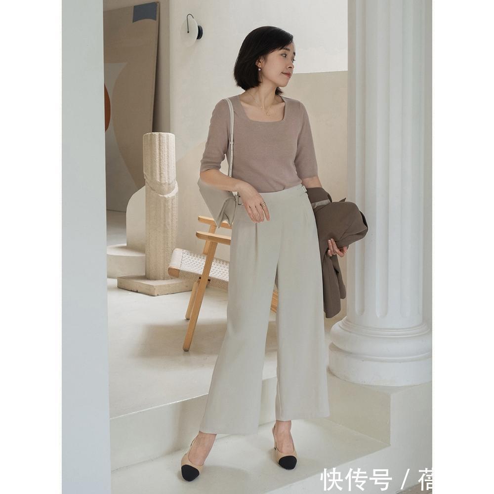 秋季|秋季穿“针织衫”最知性优雅,学会这4种搭配就OK,气质到骨子里