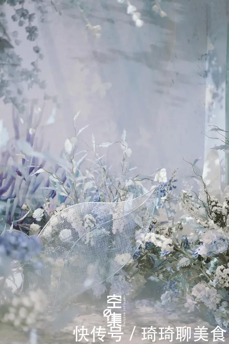 因为爱情|这场蓝色+紫色系海洋主题婚礼,浪漫演绎了属于你我的海底世界